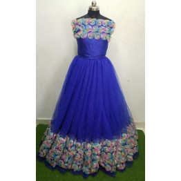 Net Malti Flower Work  (Mtr Wise Cost)